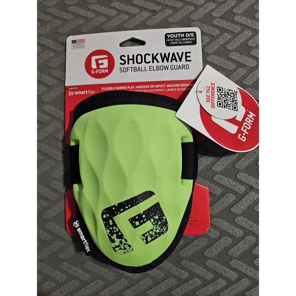 NEW G-Form Elite Speed Baseball Limited Edition Elbow Guard Green- Youth OS‎
